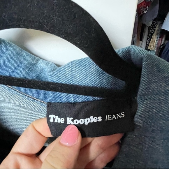 THE Kooples Denim Embroidered Jacket - Picture 9 of 9